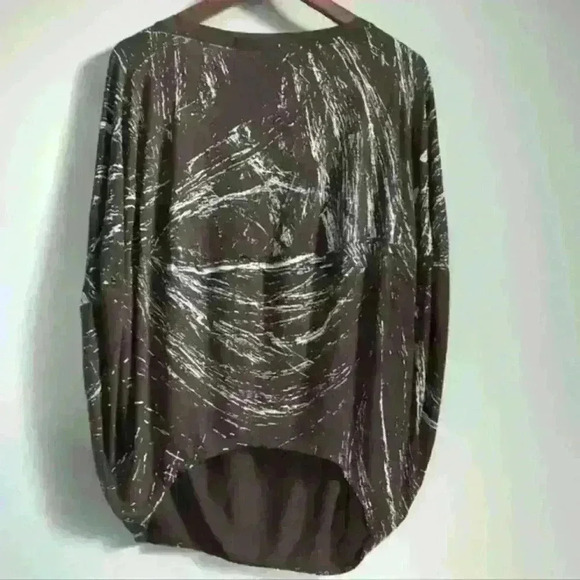 UNIQ | Brown Women's Oversized Dolman Sleeve Blouse Size  Medium - Picture 4 of 4